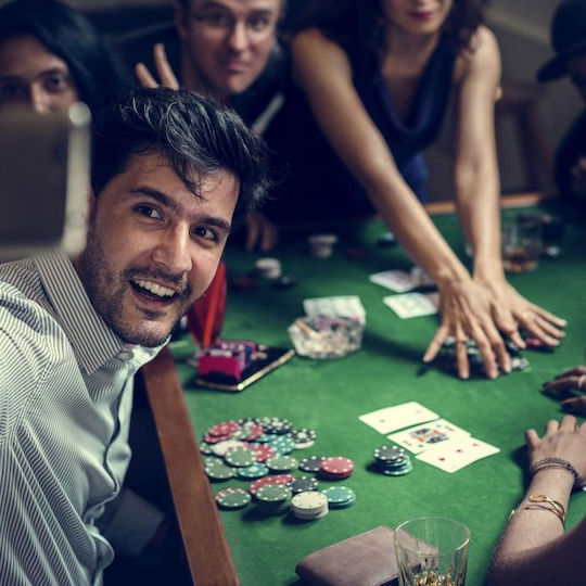 Relaxdays Σετ 200 Μάρκες Poker 20mm / 4gr με 2 Τράπουλες