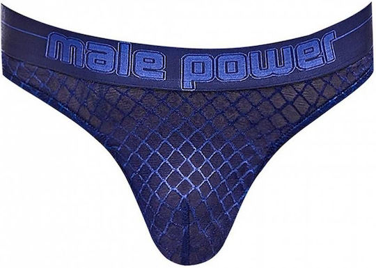 Malepower Ανδρικό Sexy String Μπλε