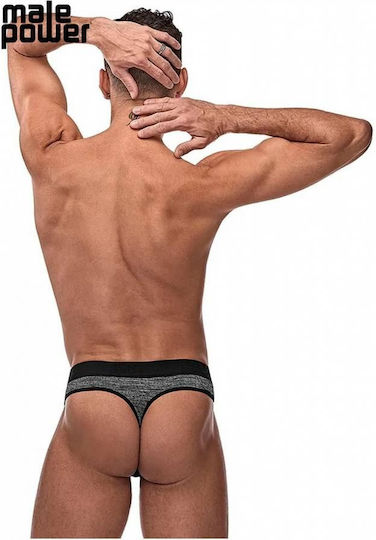 Malepower Ανδρικό Sexy String Μαύρο