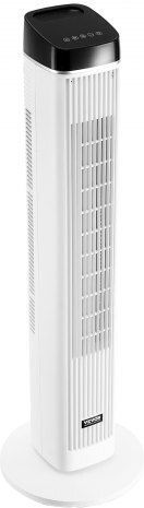 Vevor Vevor Turm Ventilator 60W mit Fernbedienung Weiß