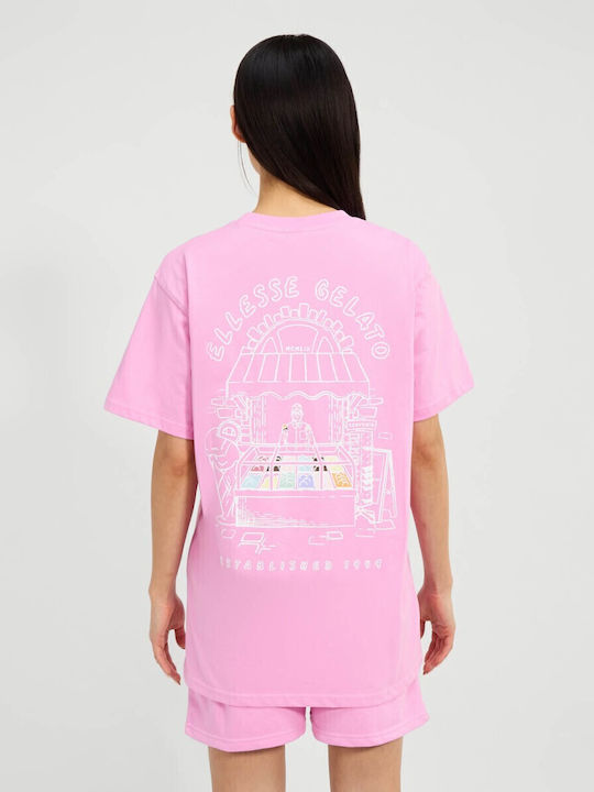 Ellesse La Strega T-Shirt Pink