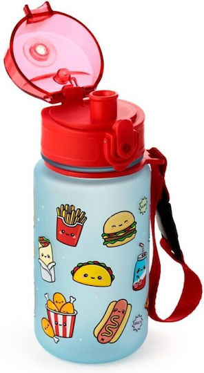 Puckator Детска Пластмасова Бутилка За Вода Foodiemals Wild Pop Top 350ml