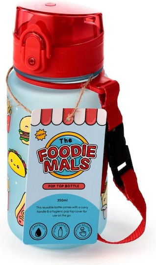 Puckator Детска Пластмасова Бутилка За Вода Foodiemals Wild Pop Top 350ml