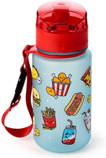 Puckator Детска Пластмасова Бутилка За Вода Foodiemals Wild Pop Top 350ml