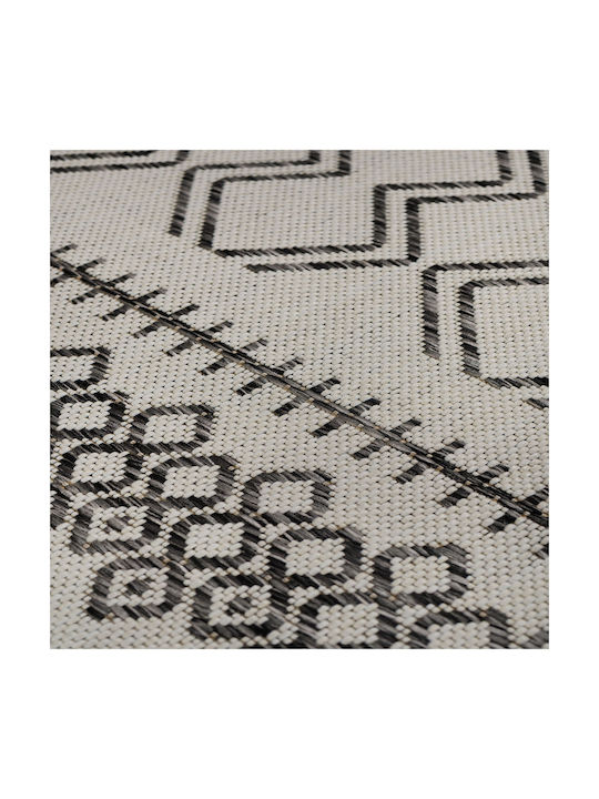 Viokarpet Prisma Covor De exterior Rectangular Din paie Gri