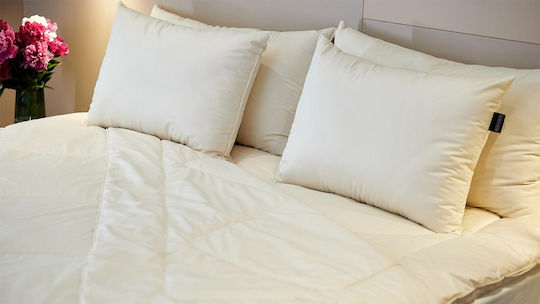 Valeria Home Μαξιλάρι Ύπνου Μάλλινο 40x80cm 2τμχ