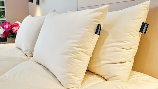 Valeria Home Μαξιλάρι Ύπνου Μάλλινο 65x65cm 2τμχ