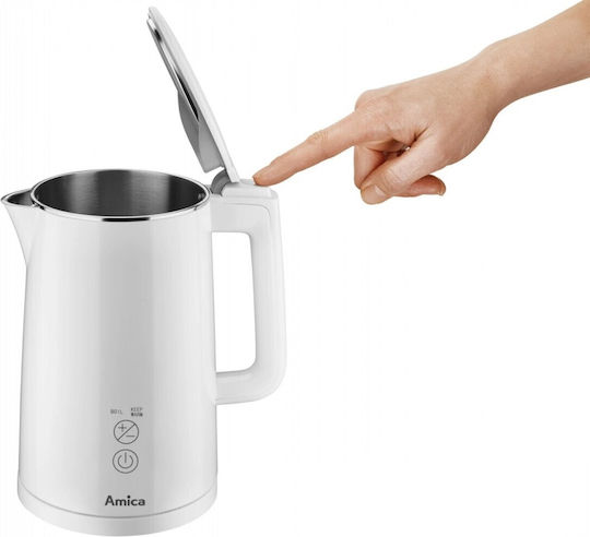 Amica Βραστήρας 1.5lt 2200W Λευκός