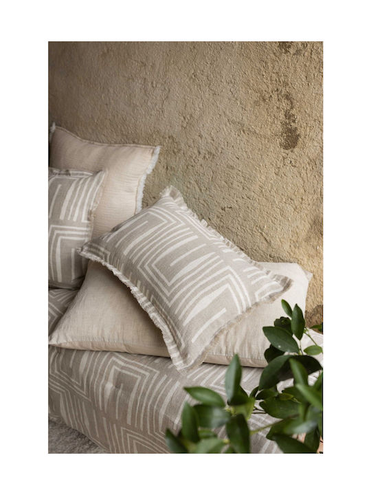 Vivaraise Tina Naturel Sofa Cushion 30x50cm