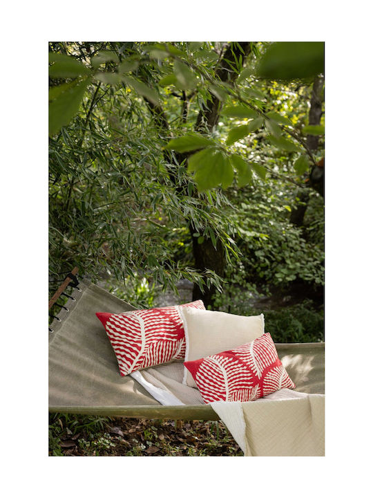 Vivaraise Sofa Cushion Flora Papaye 30x50cm