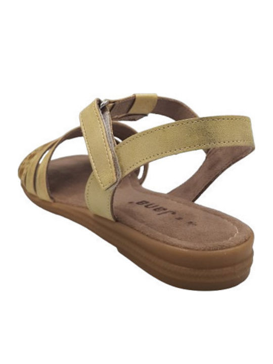 Sandale Casual Damă Aur