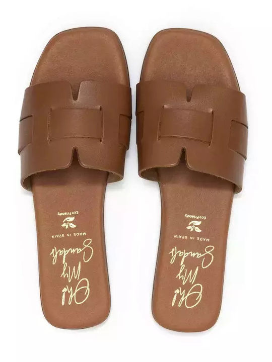 Sandale Casual Damă Anatomici din Piele Tabac Maro