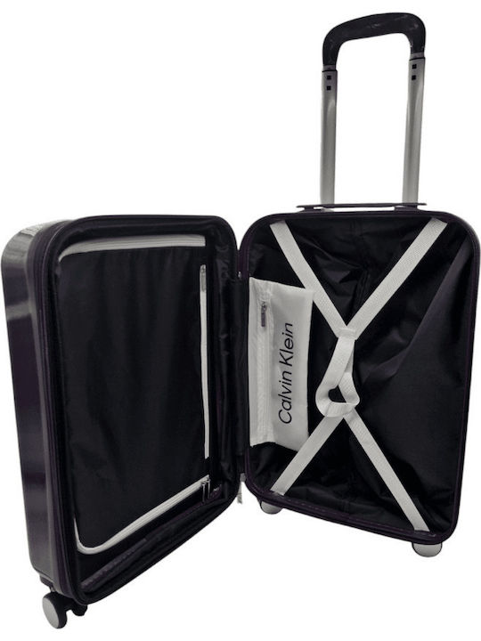 Calvin Klein Großer Hart-Reisekoffer Lila mit 4 Rädern Höhe 79cm