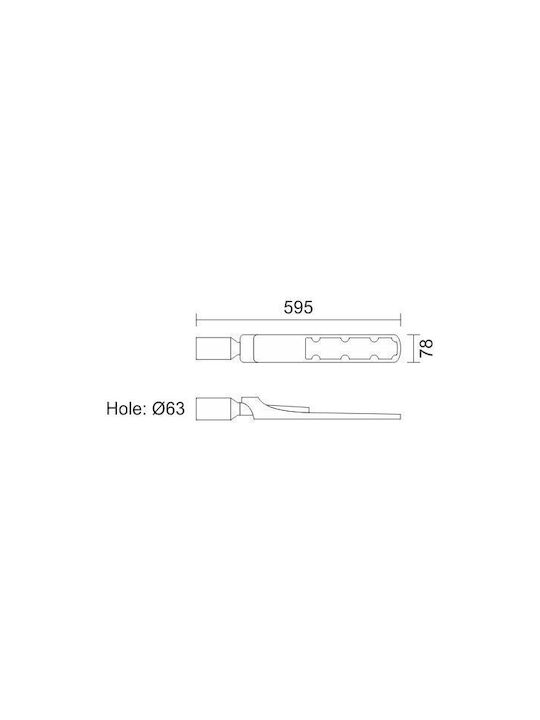 Spot Light Außenstehlampe LED Straße 100W Spot Light Außenstehlampe LED Straße 100W