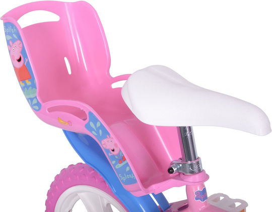 Dino Bikes Peppa Pig 12" Παιδικό Ποδήλατo Πόλης Ροζ