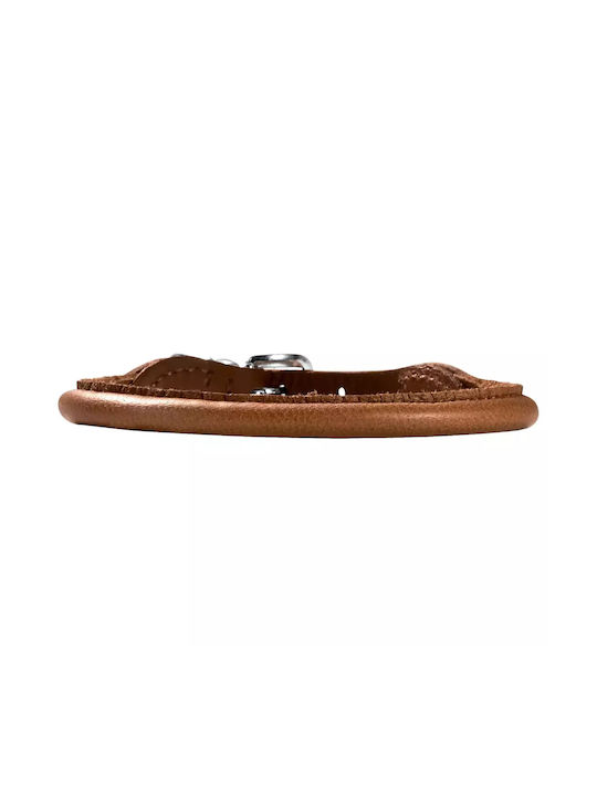Hunter Round Soft Elk Petit Leather Collar 32 XS Black