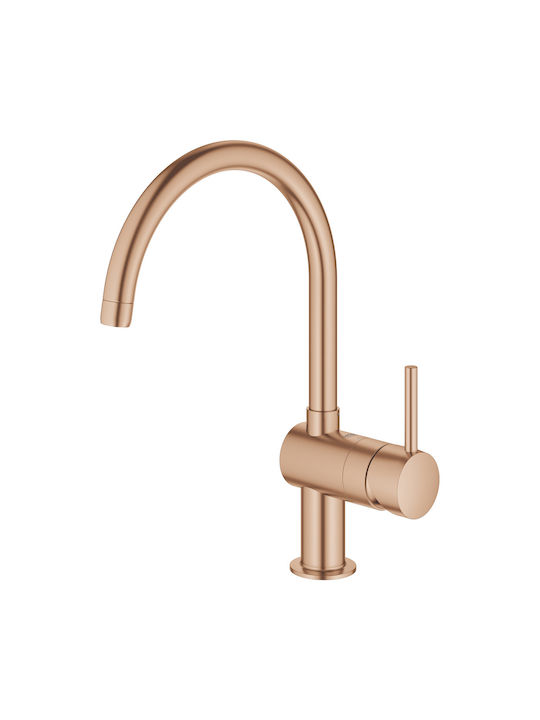 Grohe Minta Küchenarmatur Zähler Rose Gold