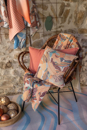 Vivaraise Armchair Throw 135x200cm Papaye