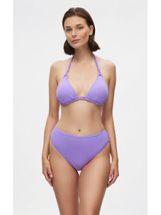 Bikini Τριγωνάκι D Cup με Ενίσχυση Lilac