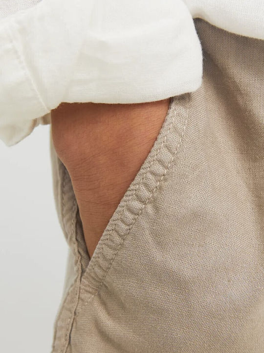Kinder-Shorts/Bermudas Stoff Beige