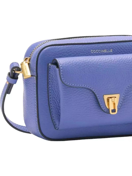 Coccinelle Beat Soft De piele Geantă de damă De umăr Albastră