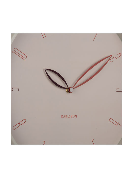 Karlsson Petals Wall Clock – Metal Clock Ø40 Cm Ka6012wg