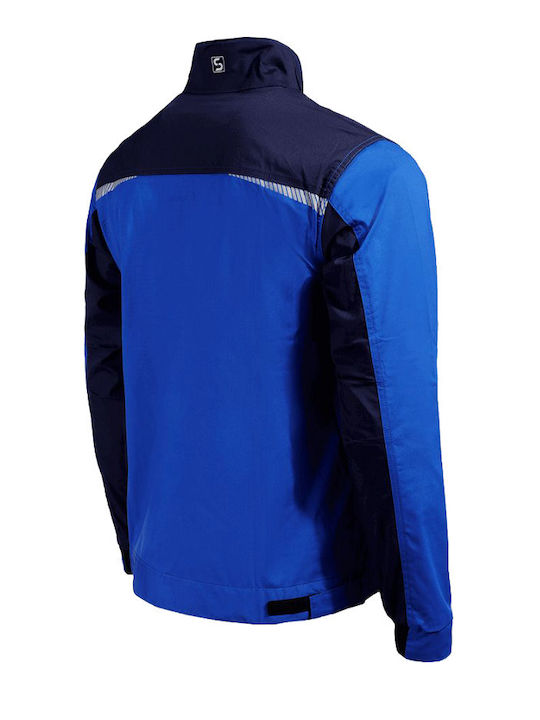Stenso Prisma Light Stretch Μπουφάν Εργασίας Ανακλαστικό Μπλε