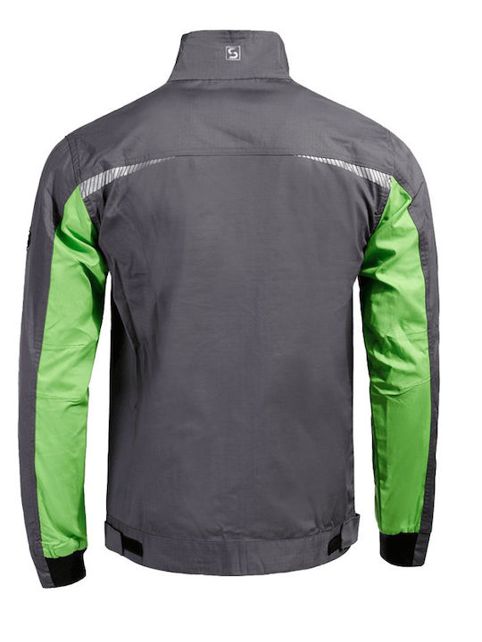 Stenso Prisma Light Stretch Arbeitsjacke Reflektierend Gray