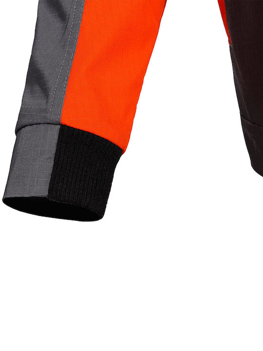 Stenso Prisma Light Stretch Work Jacket Reflective Orange