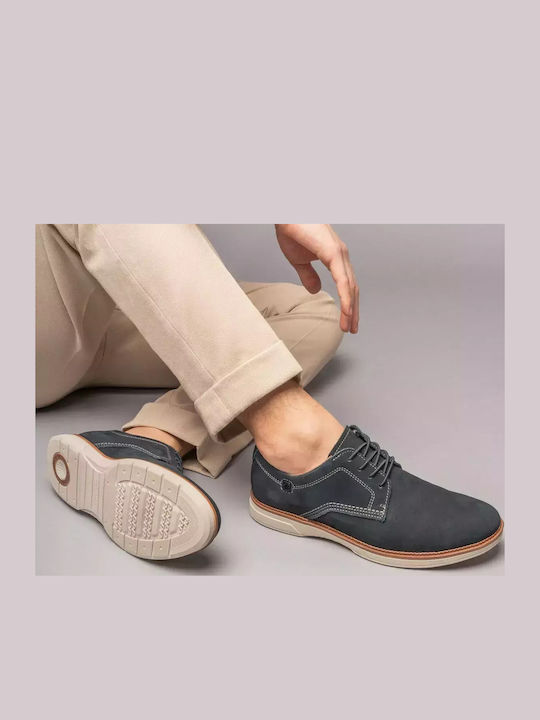 Men's Anatomic Leather Casual Shoes Blue