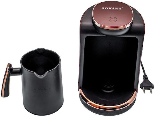Sokany SK-0136 Greek Coffee Machine 550W with Capacity 250ml Black