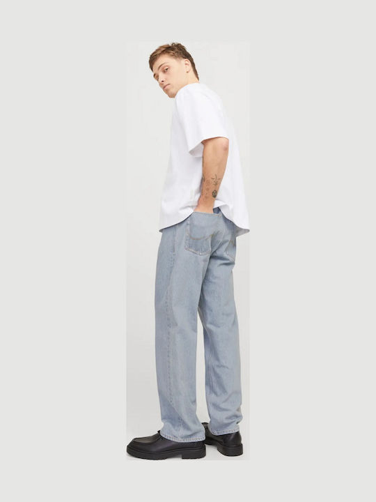 Ανδρικό Παντελόνι Τζιν με Loose Baggy Εφαρμογή Μπλε