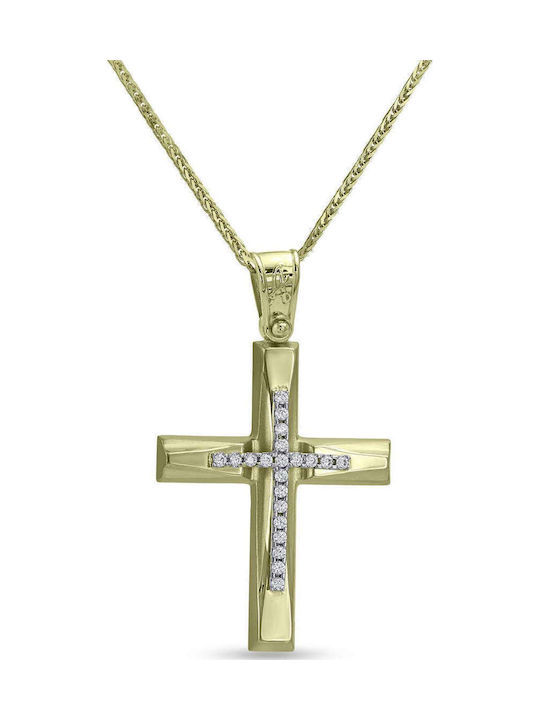 CHrysolithos Women's Gold Cross 14K