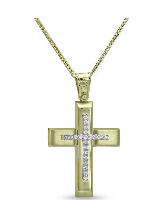 CHrysolithos Women's Gold Cross 9K