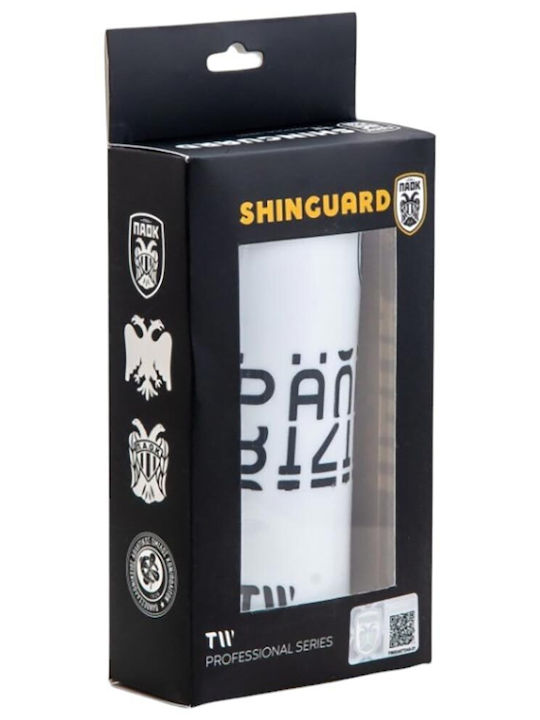 TW Sport SH-27570-WH/BLK/BIZIM Επικαλαμίδες Ποδοσφαίρου Παιδικές Λευκές