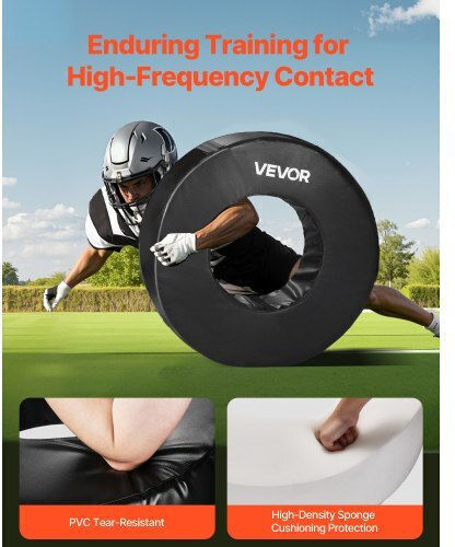 Vevor Soccer Tackling Wheel Waterproof Tackling Ring PVC 1 Piece
