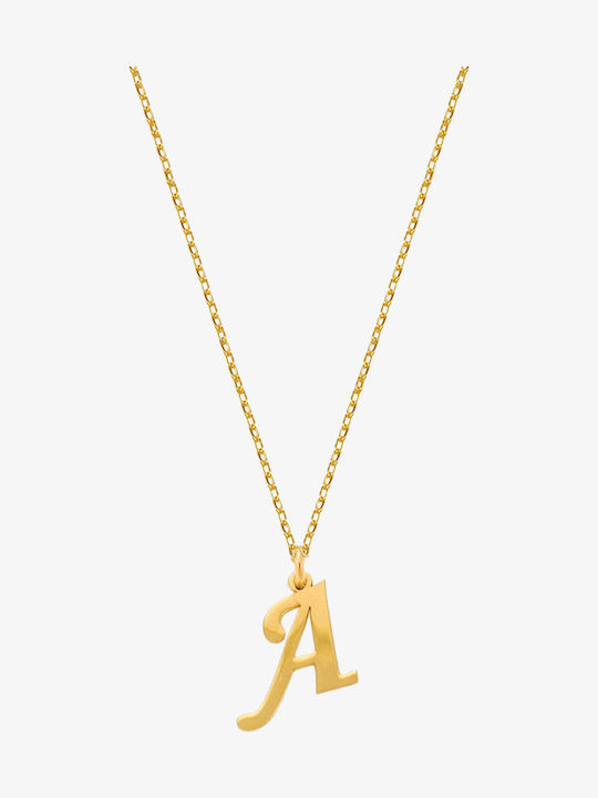 Necklace Made of Gold Plated Silver