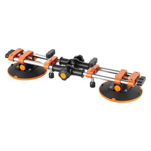 Vevor Aluminum Double Work Suction Cup 152.4mm with Max Lifting Weight 6.5kg