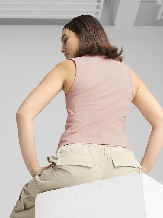 PUMA Logo Polo Ροζ