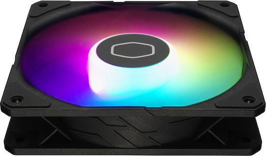CoolerMaster SickleFlow Edge 120 Case Fan 2500rpm 70.7cfm with ARGB Lighting and 3-Pin 4-Pin PWM Connection 3pcs