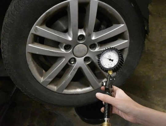 Precision Steel Air Pressure Gauge Gun Maximum Pressure 10bar 211410