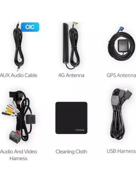 Teyes Sistem Audio Auto pentru BMW Seria 5 / F10 Skoda Rapid 2009-2013 Bluetooth USB Wi-Fi GPS Apple CarPlay Android Auto Partitură cu Ecran Tactil 12.3"