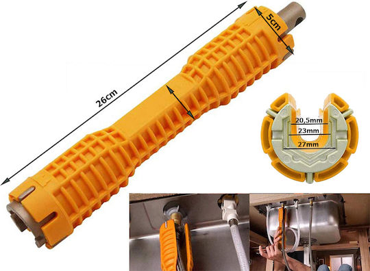 Socket Wrench Faucet & Sink Installation 26 X 5 Cm 5907451340936 Verk Group