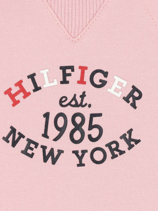 Tommy Hilfiger Body pentru Bebeluși Mânecă lungă Pink
