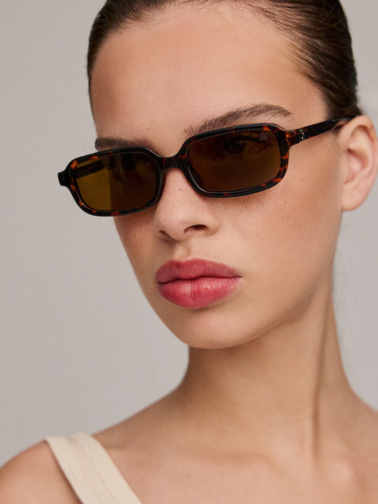 AV Sunglasses Logan Γυαλιά Ηλίου με Κοκκάλινο Σκελετό