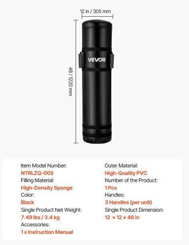 Vevor Soccer Training Equipment Tackling Dummy 47in Yzzlpm1pcs48qq6xa001v0