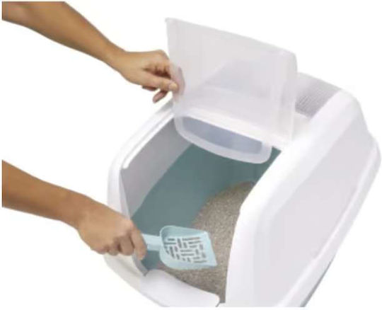 Imac Maddy Cat Toilet Closed Light Blue L62 x W49.5 x H47.5cm