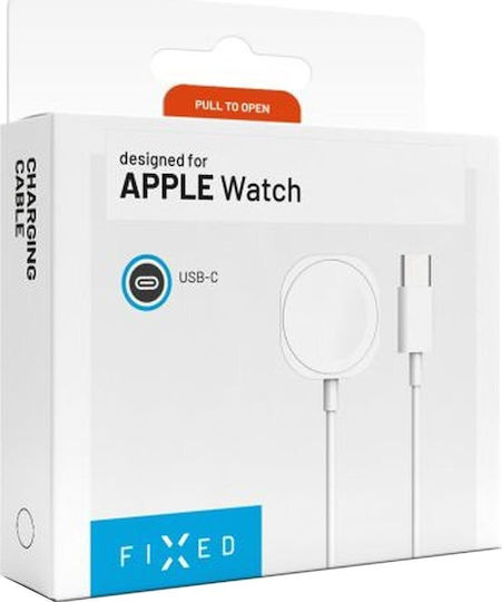Fixed Зарядно за Apple Watch Бялς