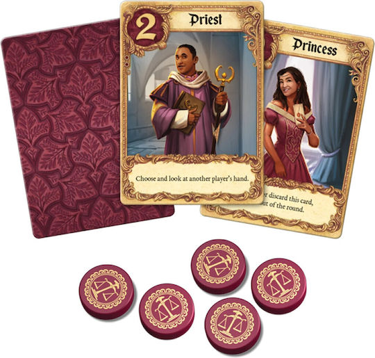 Board Game Love Letter Classic for 2-6 Players 14+ Years Old ZMGZL01 (EN) Z-Man Games