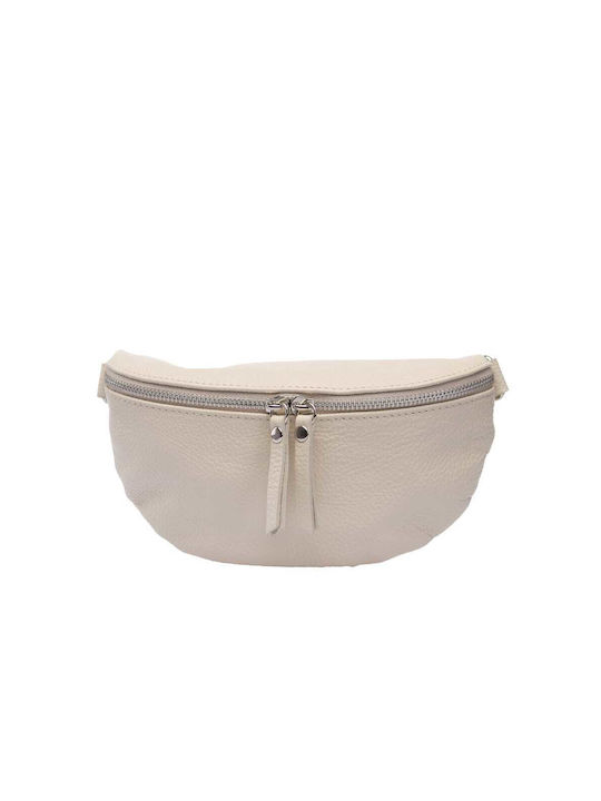Leder Damen Crossbody Handtasche Beigefarbe